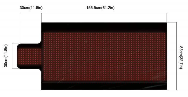 iLUXRM-1328 — Red Light Body Mat