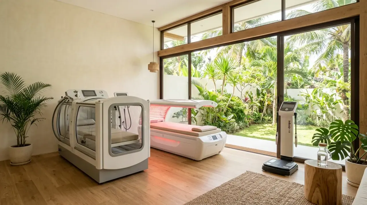 Longevity clinic in Bali: equipment and operating checklist