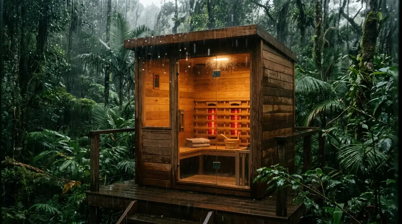 Memilih sauna di Bali: indoor, outdoor dan inframerah