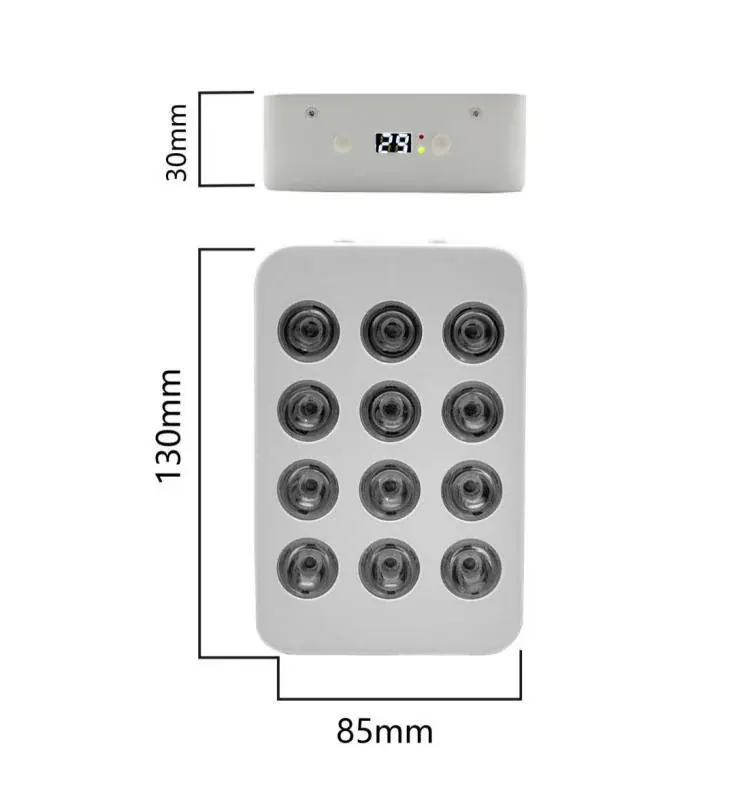 Five Elements Luma Panel Beam — Panel Red Light Ringkas